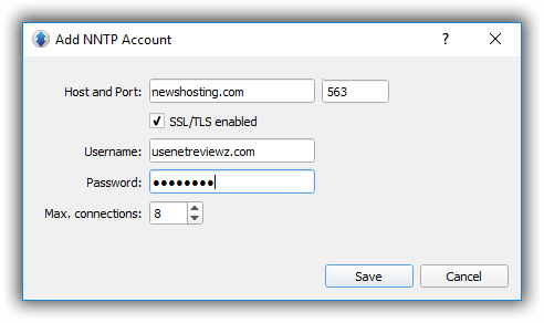 Newshosting Nntp Connection Settings