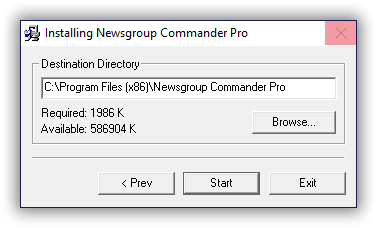 Newsgroup Commander Pro Newsreader Setup 2