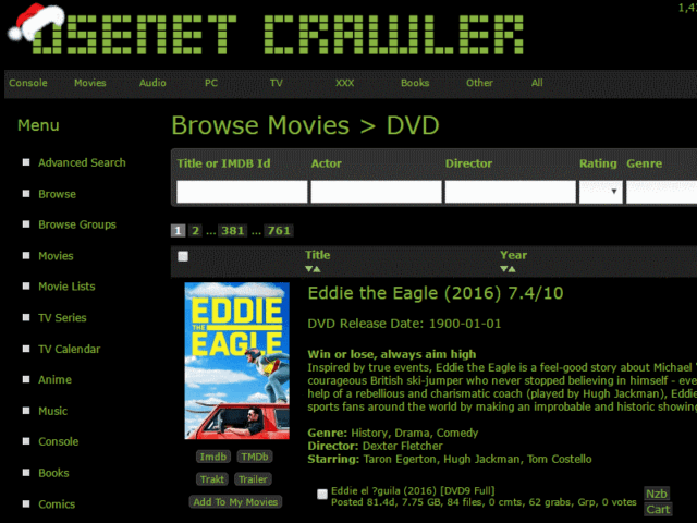 Usenet Crawler Good Selection